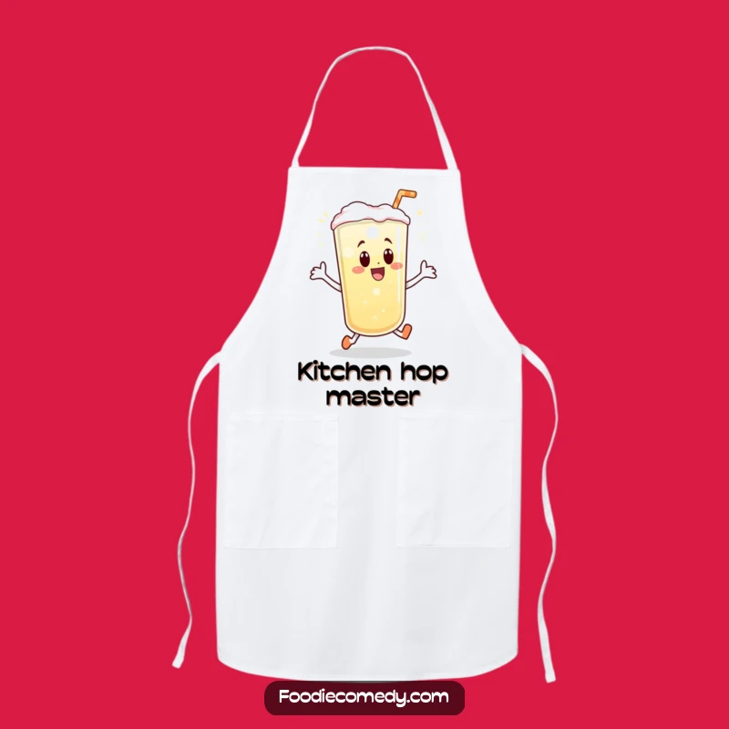 Funny Beverage Hop Apron: Serve Up Fun with This Bubbly Design