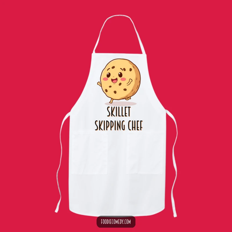 Funny Cookie Skip Apron: Bake with Joy with This Happy Design