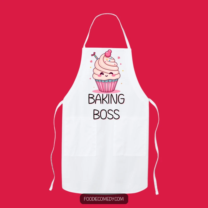 Funny Cupcake Party Apron - Kawaii Celebration Gift