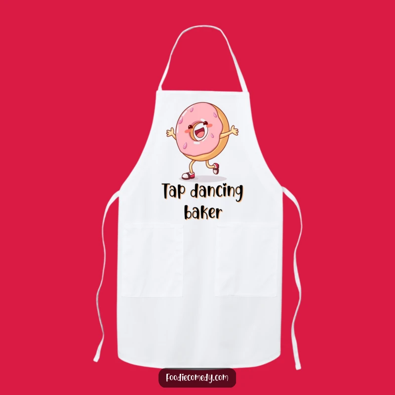 Funny Donut Tap Dance Apron: Cook with Sweet Style, Delightful Gift