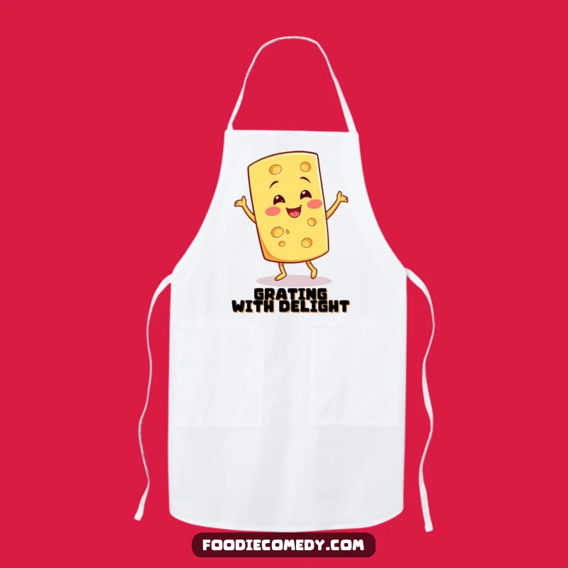 Funny Cheese Jig Apron - Chef's Quirky Kitchen Wear