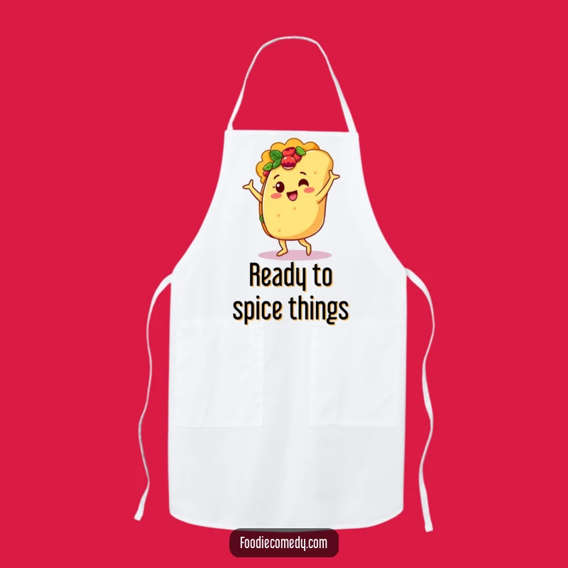 Funny Taco Salsa Dancer Apron: Cook Up Fun in this Hilarious Kitchen Wear!
