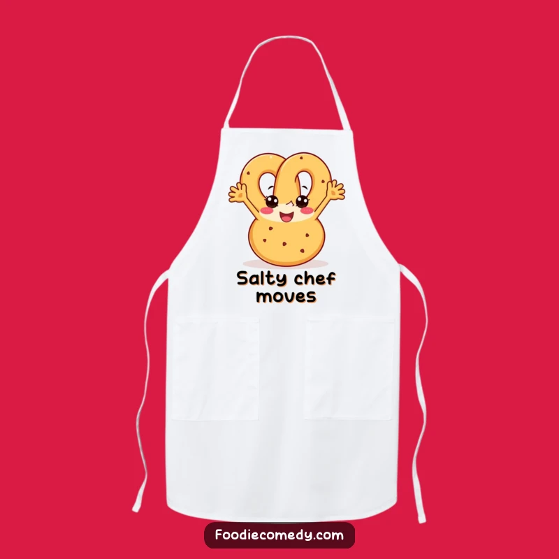 Funny Pretzel Boogie Apron - Cook with Funky Moves!
