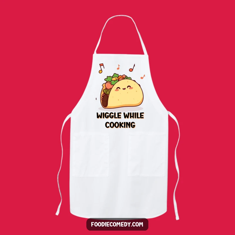 Funny Taco Dance Apron: Cook Up Laughs in the Kitchen