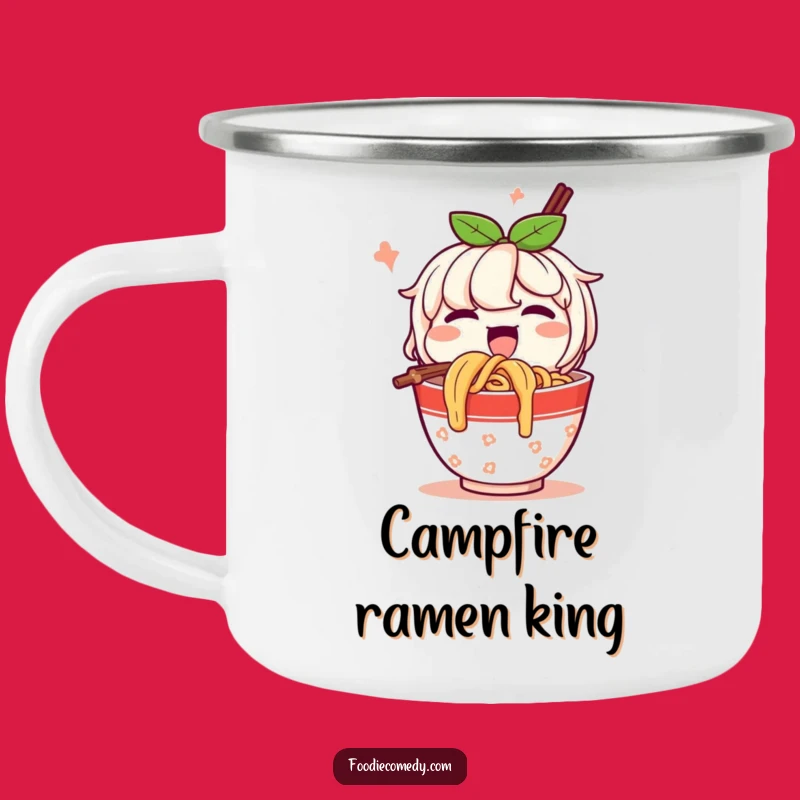 Funny Happy Noodles Camping Mug: Enjoy the Outdoors! A Hilarious Mealtime Gift
