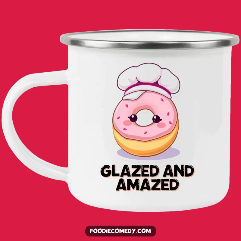 Funny Frosty Donut Camping Mug - Durable Kawaii Donut Outdoor Cup - Best Funny Gift