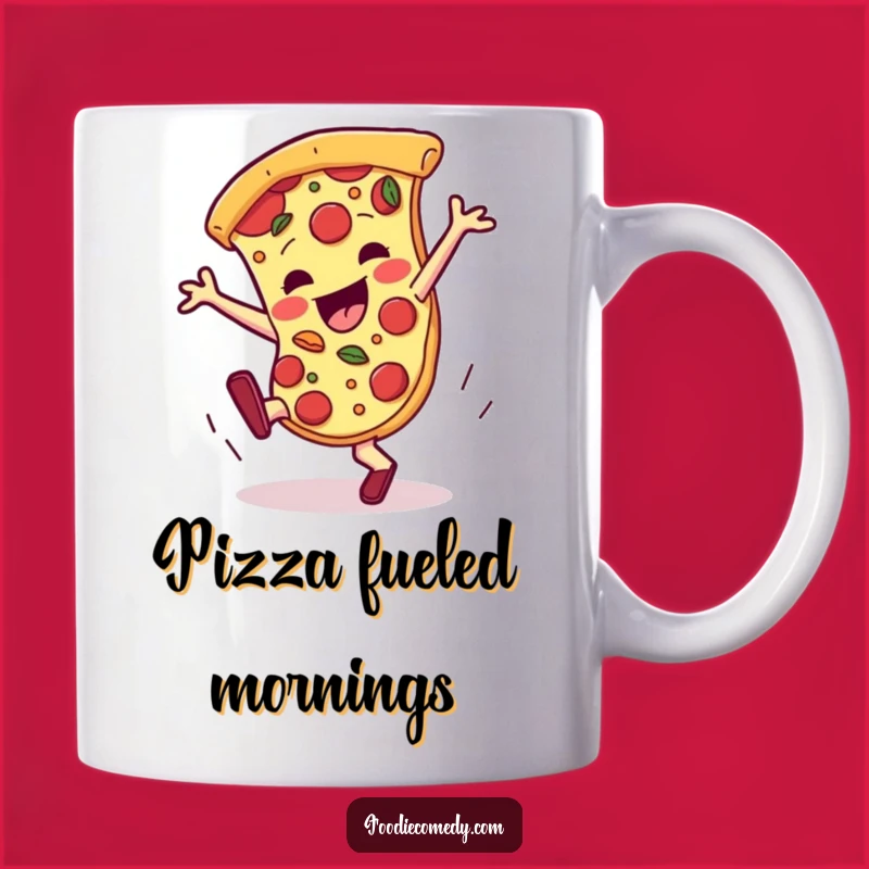Funny Pizza Breakdance Mug: Hilarious Foodie Gift for Dance Lovers