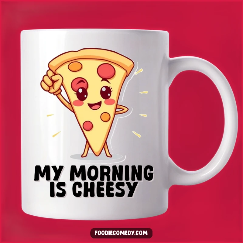 Funny Pizza Slice Hero Mug - A Perfect Gift for Pizza Lovers