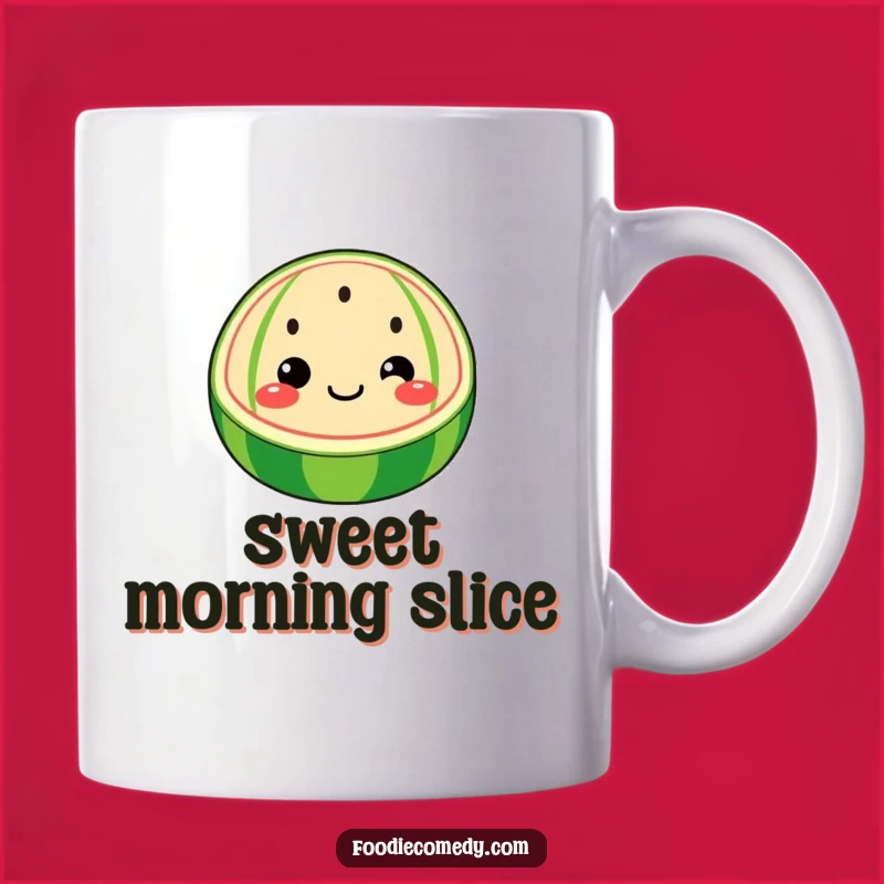 Funny Watermelon Slice Mug - Wobbly Seed Fun!