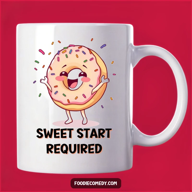Funny Donut Sprinkle Juggling Mug: Sweet Treat Lover Gift, Perfect for Dessert Fans