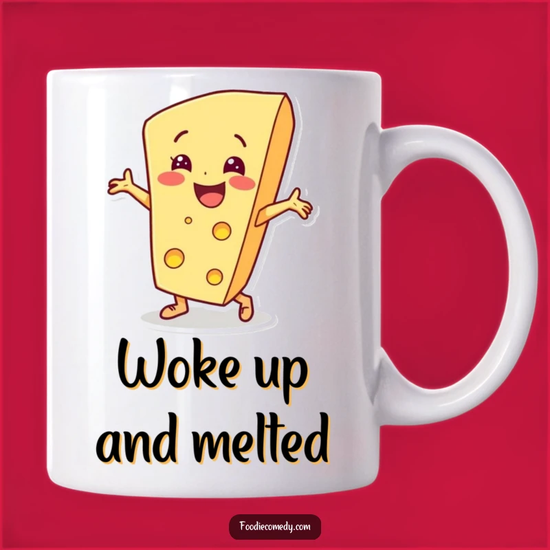Funny Cheese Breakdance Mug: Hilarious Gift for Foodies & Dance Lovers