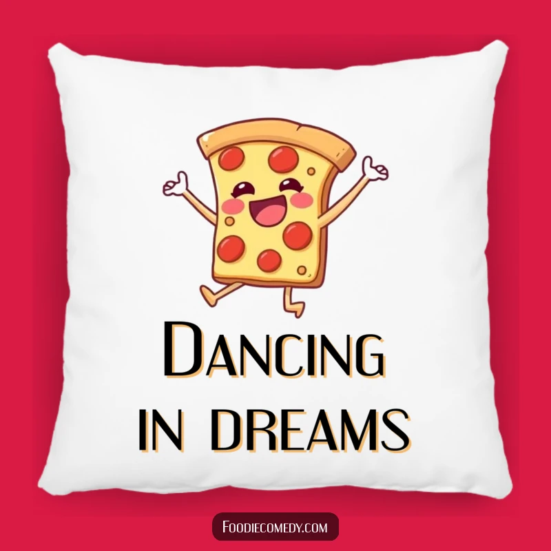 Funny Dancing Pizza Pillow - Cozy Comfort with Energetic Fun