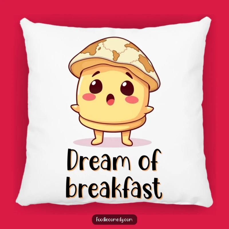 Funny Surprised Pancake Pillow: Cozy Up to Adventure! A Hilarious Comfort Gift
