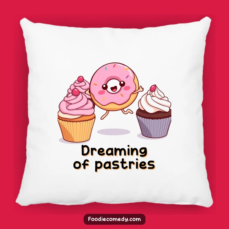 Funny Kawaii Donut Pillow: Plush Comfort with a Humorous, Sweet Design