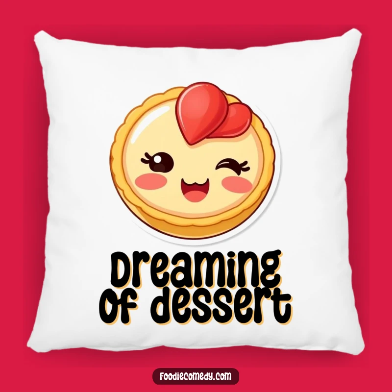 Funny Blushing Fruit Tart Pillow - Snuggle Up with Sweet Comfort