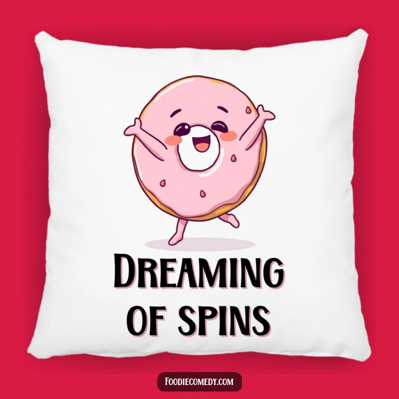 Funny Giggling Donut Breakdance Pillow a Comfy and Hilarious Accent