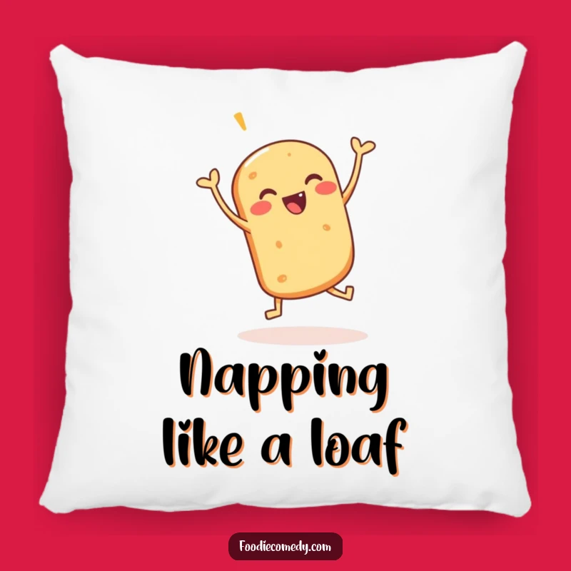 Funny Jigging Bread Roll Pillow: Soft Comfort Meets Baked Cheerfulness