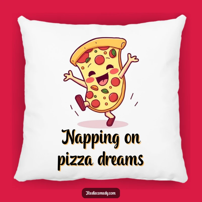 Funny Pizza Breakdance Pillow: Comfy and Hilarious Food Decor