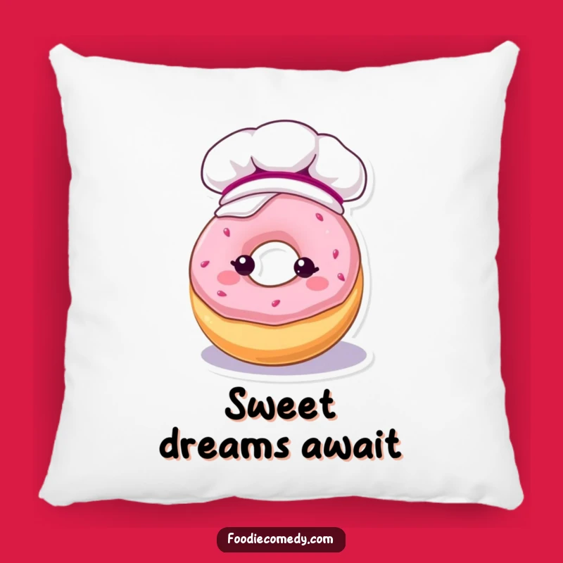 Kawaii Frosty Donut Pillow - Cozy Funny Baking Donut Cushion - Ideal Funny Gift