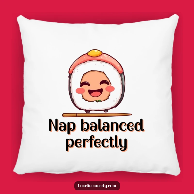 Funny Sushi Chopstick Pillow: Snuggle Up with Hilarious Foodie Comfort and Charm