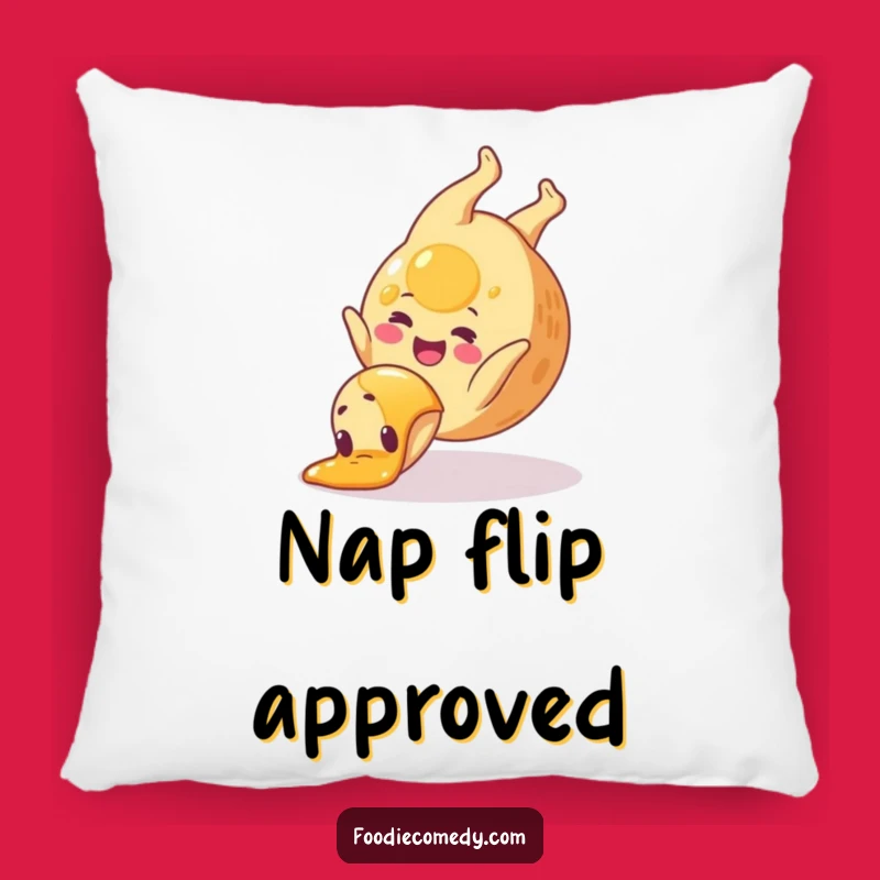 Funny Pancake Somersault Pillow: Cozy Comfort with a Hilarious Breakfast Design
