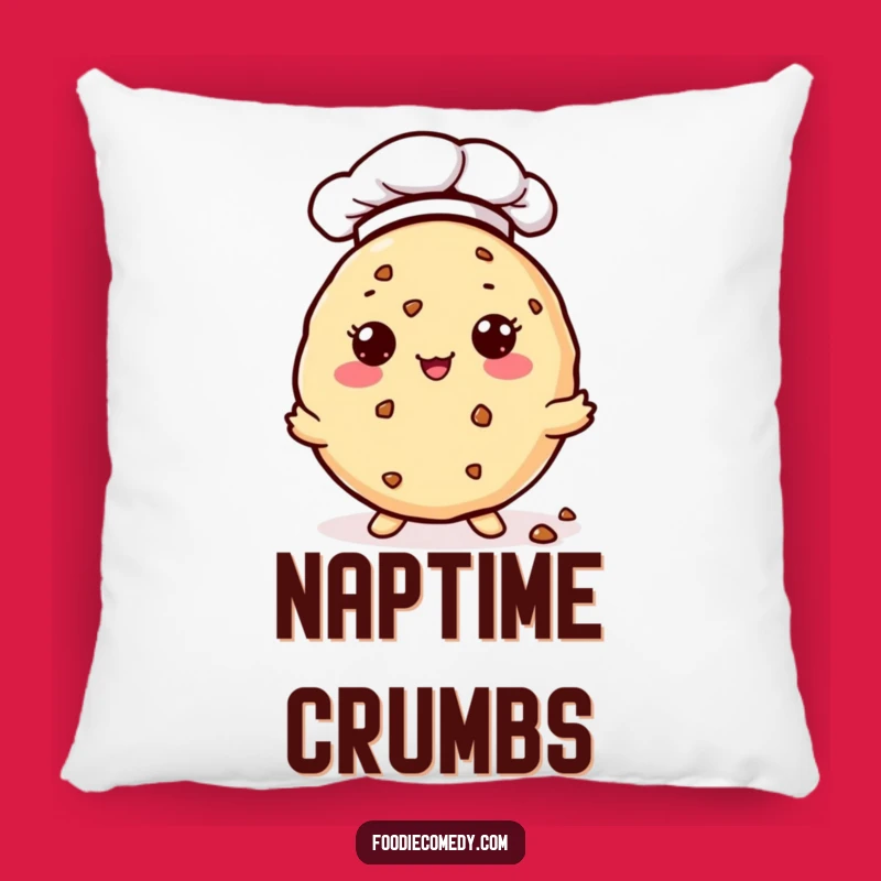Funny Kawaii Cookie Pillow: Soft & Humorous Chef Baker Comfort