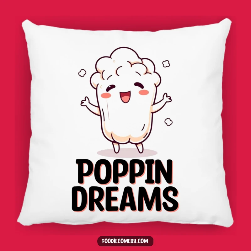 Funny Popcorn Kernel Pillow - Comfy Dance Partner!