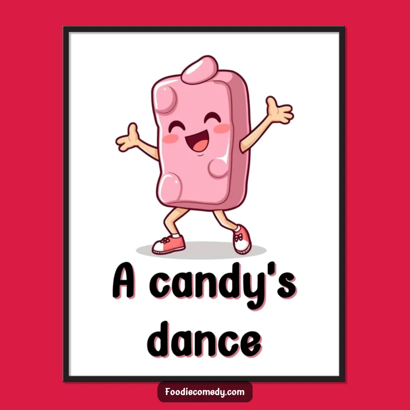 Funny Breakdance Candy Digital Art: Instant Sweet Moves for Walls!