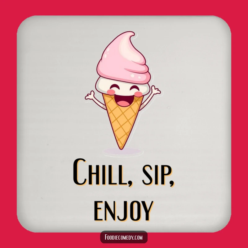Funny Ice Cream Cone Shimmy Coaster: Hilarious Dessert Protection