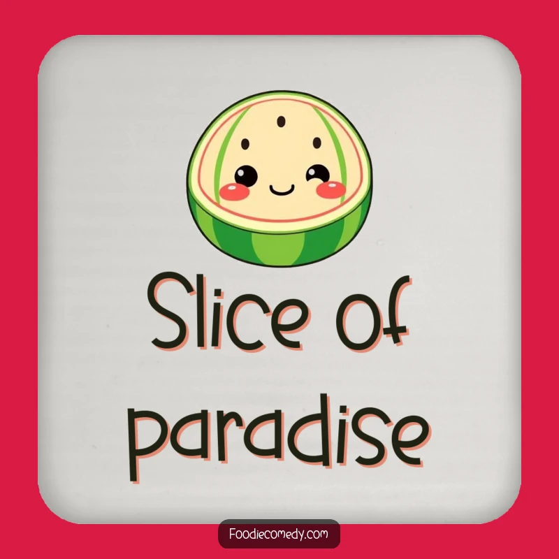 Funny Watermelon Slice Coaster Set - Protect with Sweetness!