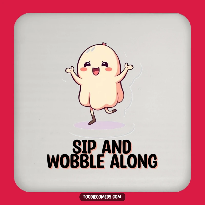 Funny Wobbly Jelly Jig Coaster: Protect Surfaces with Fun