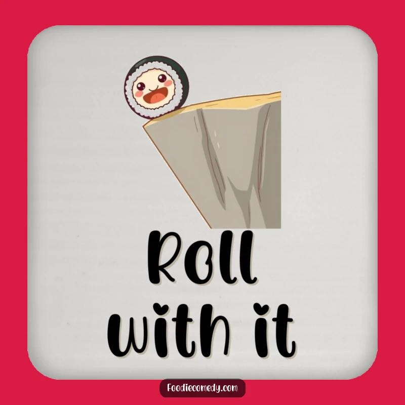 Funny Sushi Roll Coaster - Hilarious Foodie Drink Protector Gift