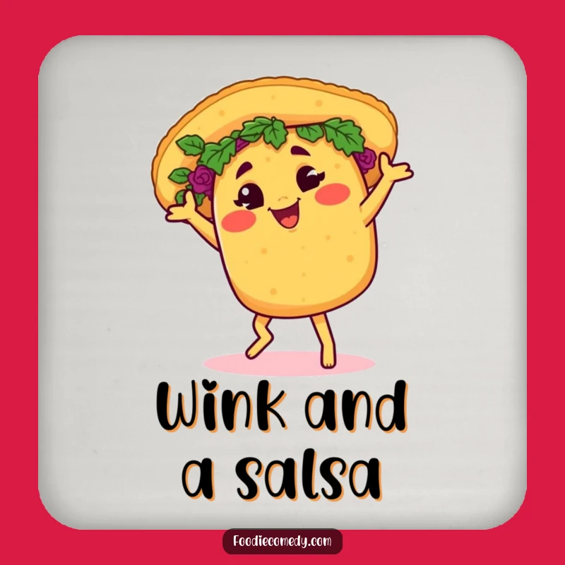 Funny Taco Salsa Coasters: Hilarious Protection for Your Drinks