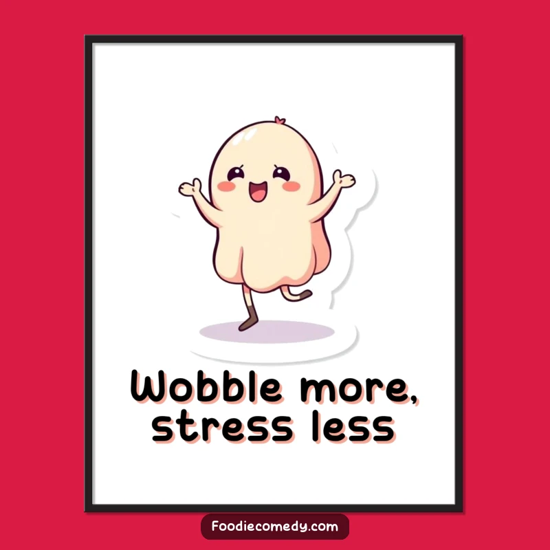 Funny Wobbly Jelly Jig Poster: Add Wobble to Your Walls