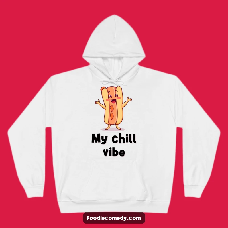 Cozy Funny Hot Dog Charleston Hoodie: Warm Up with Humorous Dance Vibes