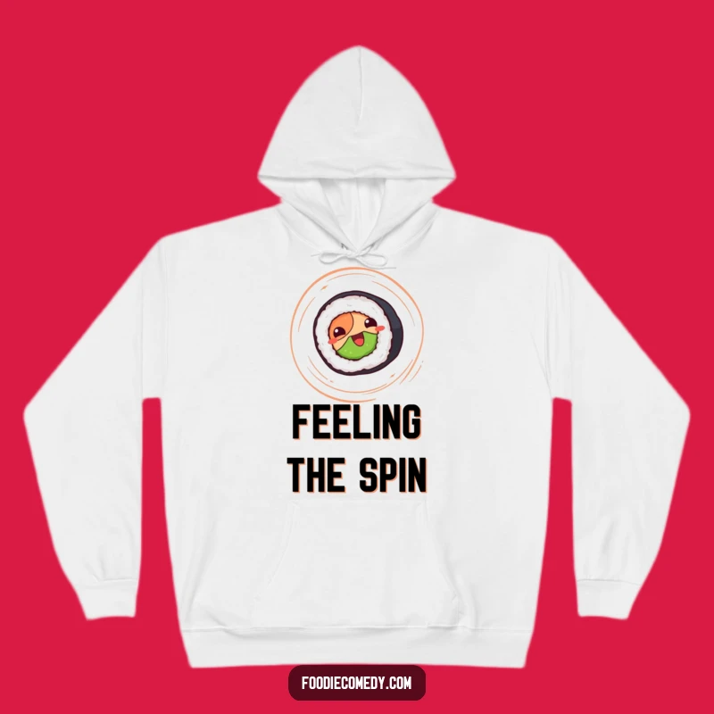 Funny Sushi Roll Hoodie: Cozy Comfort, Delightful Gift