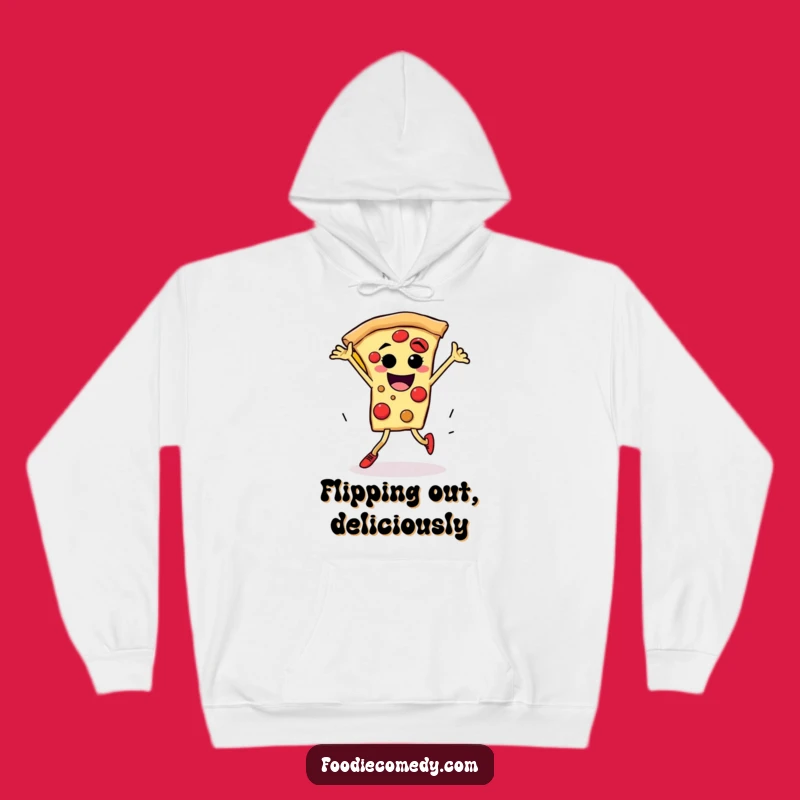 Cozy Funny Pizza Breakdance Hoodie - Warm Up with Energetic Style