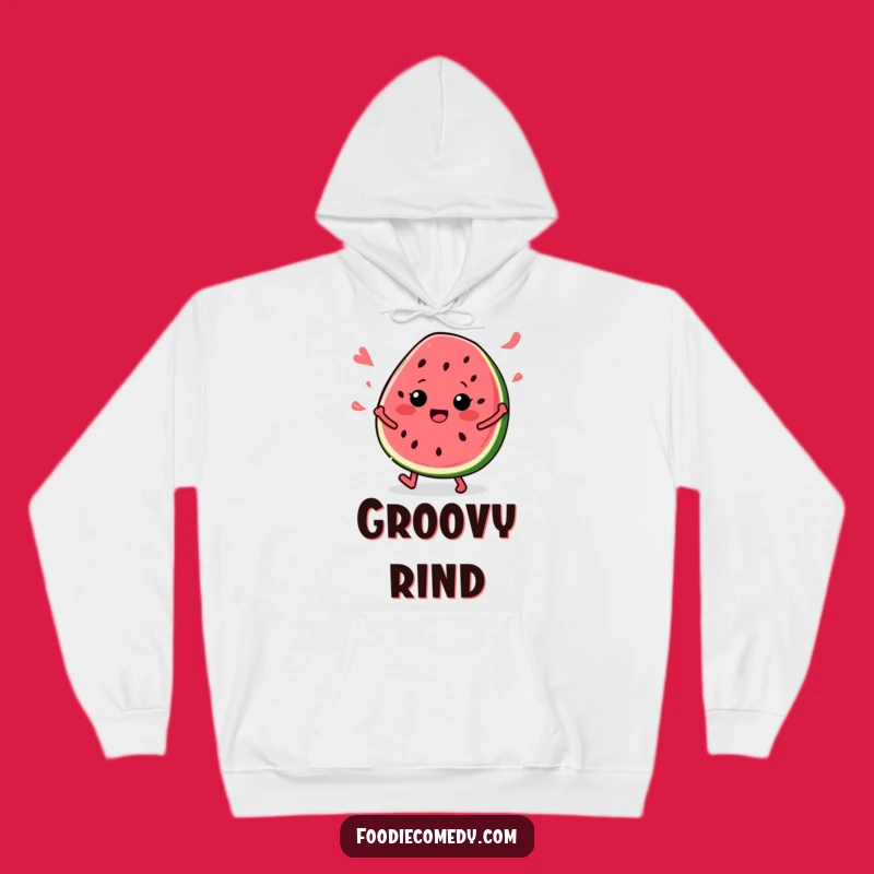 Funny Melon Jam Hoodie: Cozy Watermelon Slice Grooving, The Ultimate Funny Gift For Chilled Vibes!