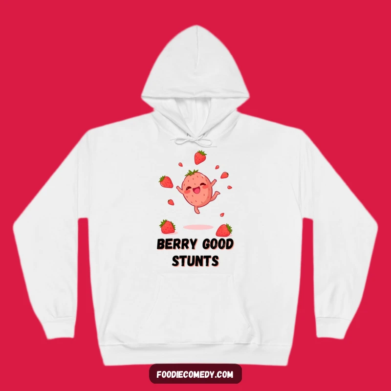 Funny Strawberry Cartwheel Hoodie: Cozy Up with Hilarious Fruit-Themed Comfort and Style