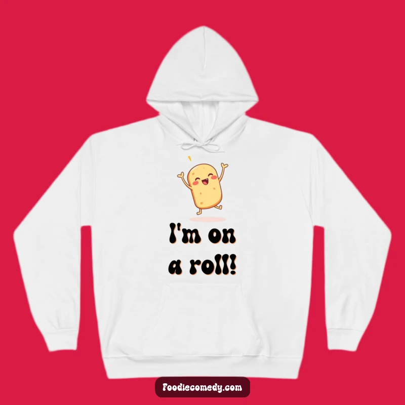 Funny Jigging Bread Roll Hoodie: Cozy Comfort for Your Inner Baker
