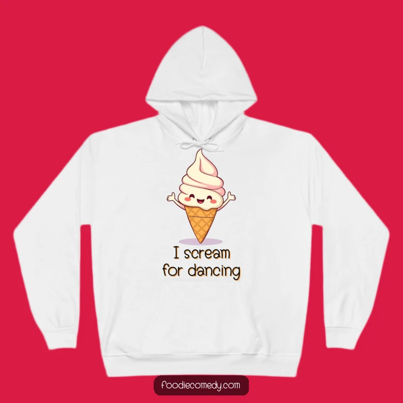 Funny Ice Cream Boogie Hoodie: Cozy Up with this Sweet and Hilarious Apparel!