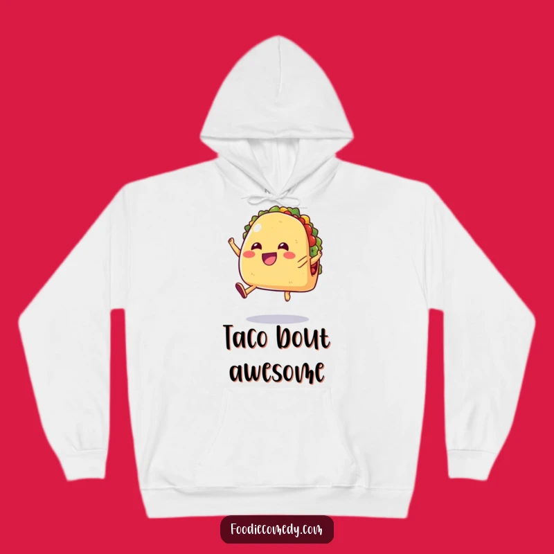 Funny Jumping Taco Hoodie - Cozy & Hilarious Mexican Food Apparel