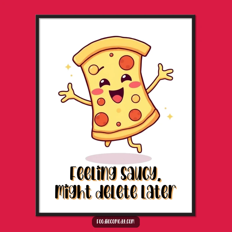 Free Printable Disco Pizza Wall Art - Hilarious Foodie Downloadable Decor