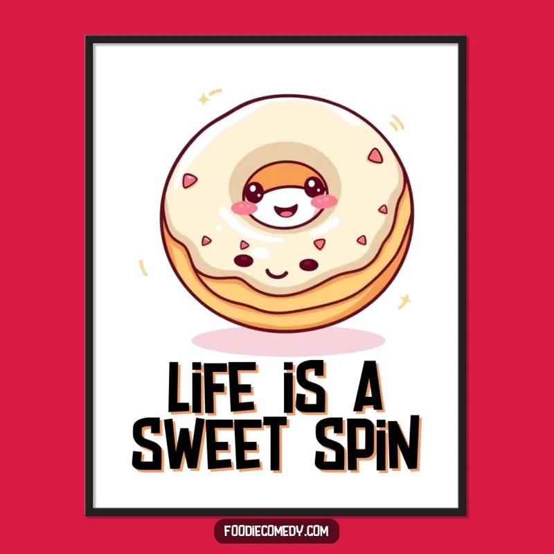 Free Printable Donut Spin Art - Funny Downloadable Wall Decor for a Sweet Vibe!