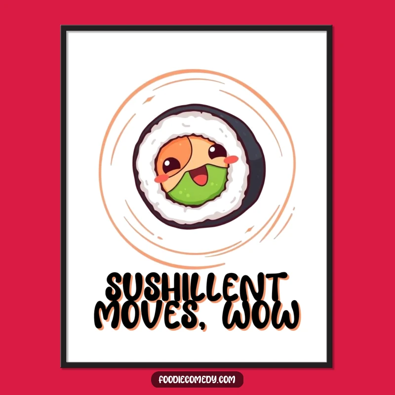 Free Printable Sushi Roll Art - Fun Downloadable Decor for Foodies