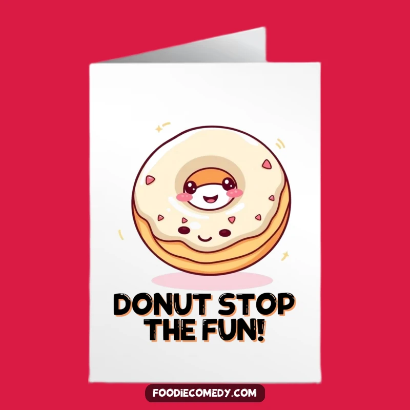 Free Printable Donut Spin Birthday Card - Funny Downloadable Gift for Sweet Celebrations!
