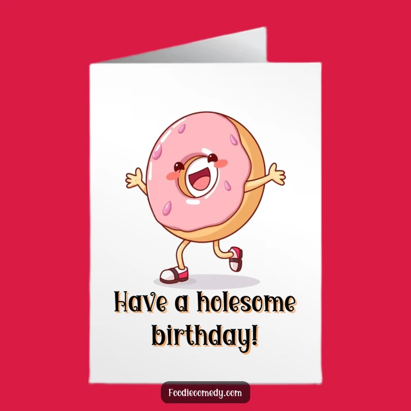 Free Printable Dancing Donut Birthday Card - Sweet Downloadable Gift for Treat Lovers