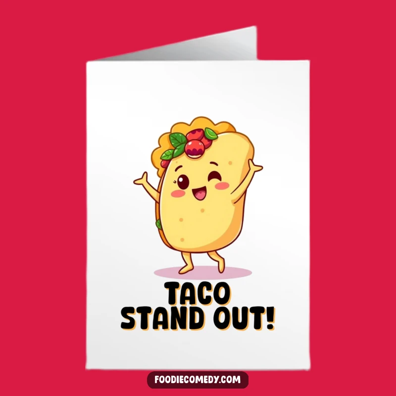 Free Printable Taco Salsa Dancing Congratulations Card - Funny Downloadable Celebration