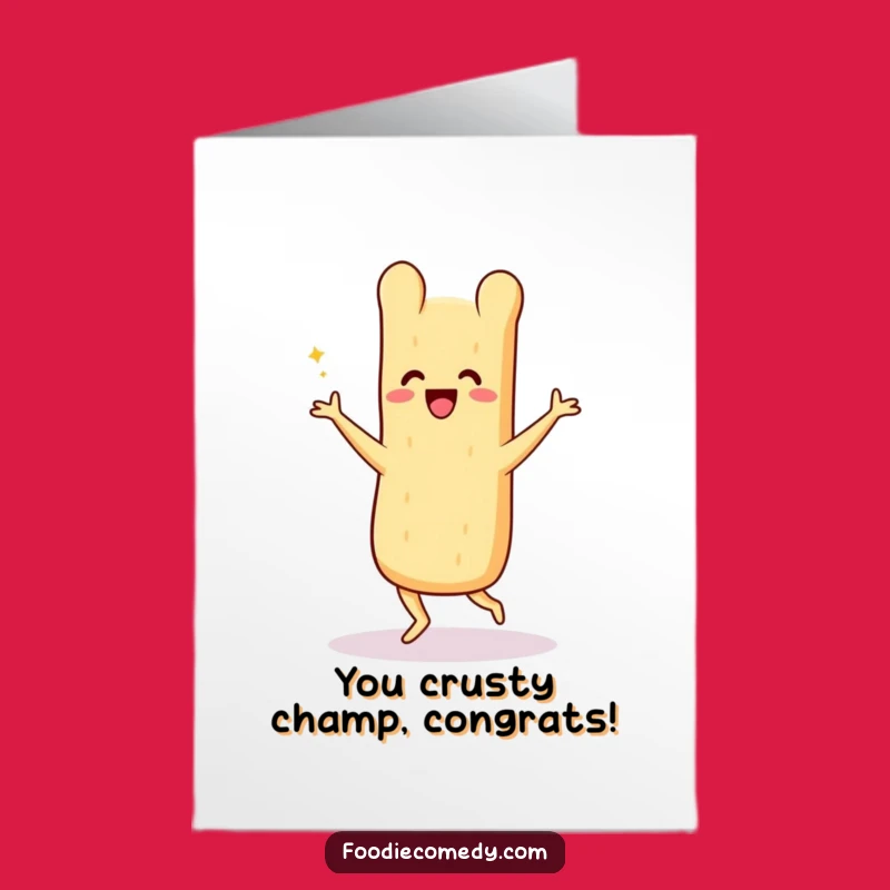 Free Printable Congrats Card: Beaming Baguette Charleston Celebration