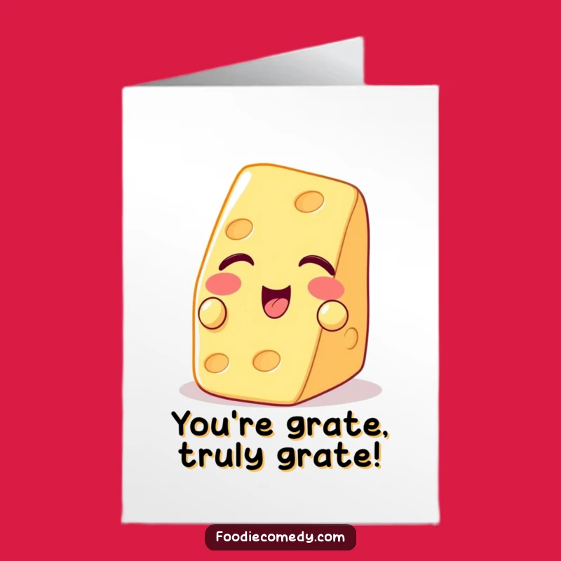 Free Printable Funny Cheese Congrats Card: Winking Victory, Downloadable & Cheesy
